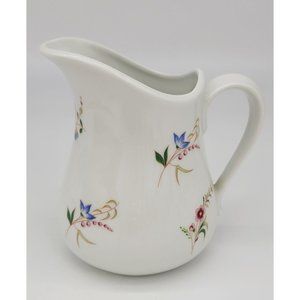 Vintage Cordon Bleu France Floral Flower Pitcher